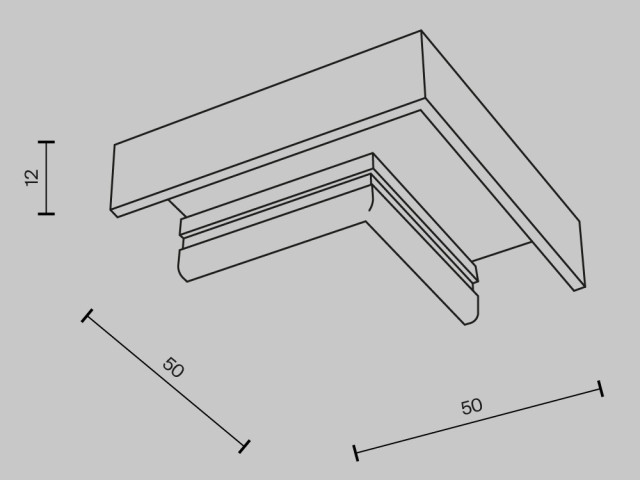 Комплектующие для накладной трековой системы Technical TRA172CL-11B фото:7