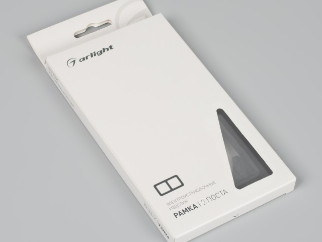 Рамка стеклянная FRM-OMALI-GS-2-BK (Arlight, -) фото:4
