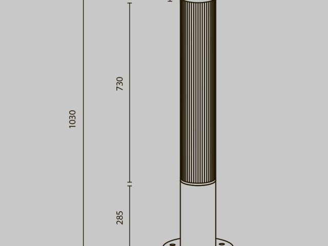 Ландшафтный светильник Outdoor O467FL-L50B3K фото:1