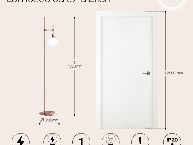 Напольный светильник (торшер) Maytoni MOD221-FL-01-G фото:18