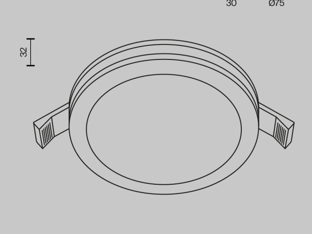 Встраиваемый светильник Technical DL303-L12B фото:3