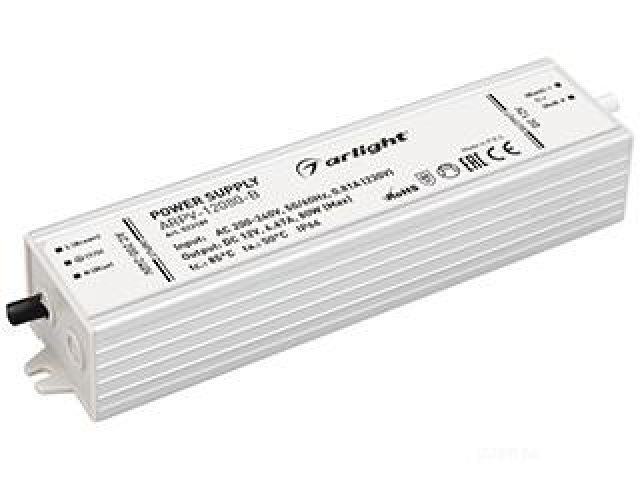 Блок питания ARPV-12080-B (12V, 6.7A, 80W) (Arlight, IP67 Металл, 3 года) фото:5