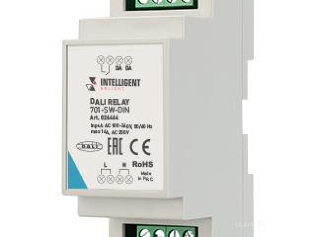 INTELLIGENT ARLIGHT Релейный модуль DALI-701-SW-DIN (BUS, 16A) (IARL, DIN-рейка) фото:7