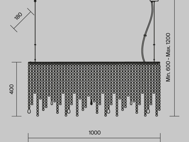 Подвесной светильник Maytoni DIA002PL-05CH фото:1