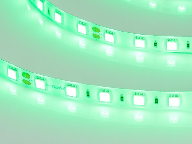 Лента RTW 2-5000SE 24V Green 2x (5060, 300 LED, LUX) (Arlight, 14.4 Вт/м, IP65) фото:8