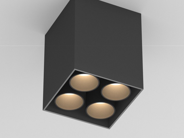 Светильник SP-ORIENT-SURFACE-TC-S65x65-10W Warm3000 (BK, 30 deg, 230V) (Arlight, IP20 Металл, 5 лет) фото:1