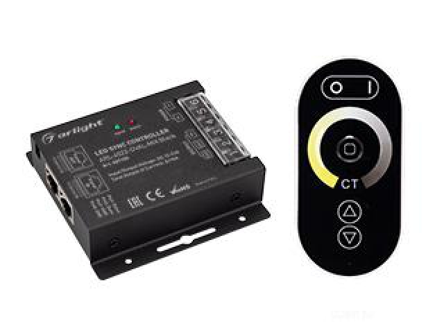 Контроллер ARL-4022-OVAL-MIX Black (12-24V, 2x10A, ПДУ, RF) (Arlight, IP20 Металл, 3 года) фото:10