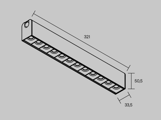 Трековый светильник Technical TR237-1-12W3K-B фото:9