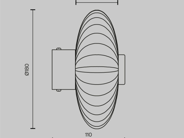 Настенный светильник (бра) Maytoni MOD555WL-L4CH4K фото:6