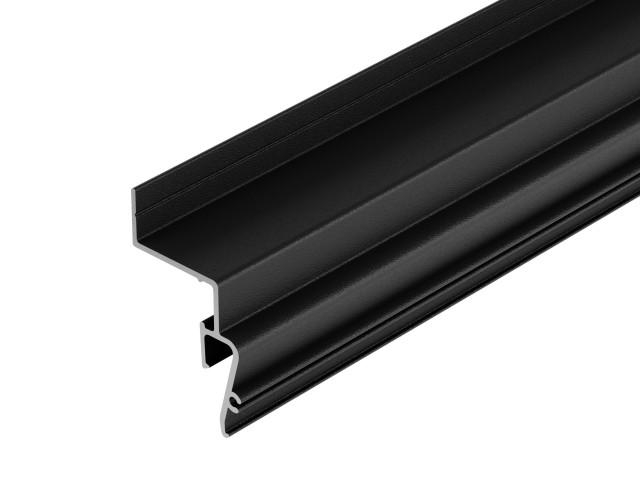 Профиль STRETCH-SHADOW-M-2000 BLACK (A2-CONTOUR-PRO) (Arlight, Алюминий) фото:2