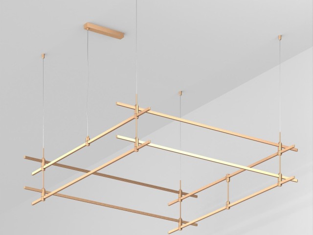 Основание ART-APRIORI-QUADRAT-2-HANG-2000x2000 (GD) (Arlight, IP20 Металл, 3 года) фото:1