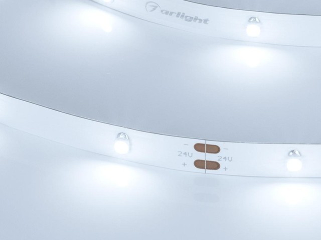 Лента RT 2-5000 24V Cool 8K 0.5x (3528, 150 LED, LUX) (Arlight, 2.9 Вт/м, IP20) фото:7