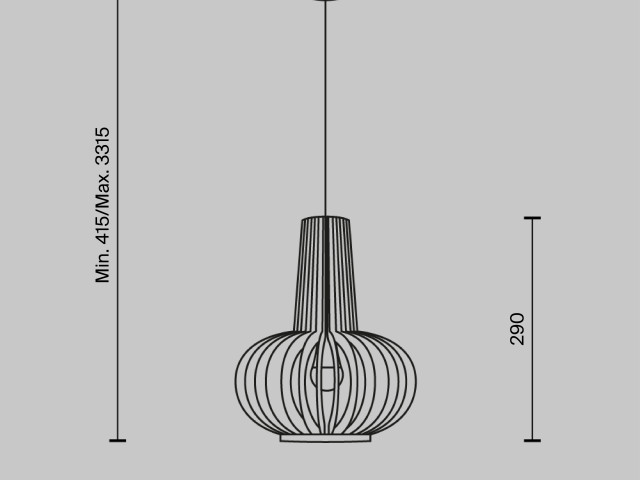Подвесной светильник Maytoni MOD193PL-01W фото:2