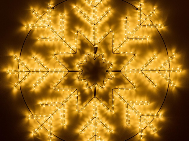 Фигура ARD-SNOWFLAKE-M8-950x950-540LED Warm (230V, 33W) (Ardecoled, IP65) фото:3