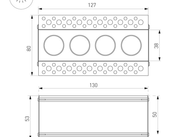 Светильник MS-ORIENT-BUILT-TRIMLESS-TC-S38x127-10W Warm3000 (WH-BK, 30 deg, 230V) (Arlight, IP20 Металл, 5 лет) фото:8