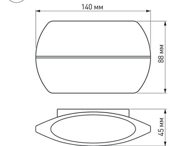 Светильник SP-WALL-VASE-S140x88-2x3W Warm3000 (GR, 120 deg, 230V) (Arlight, IP54 Металл, 3 года) фото:3