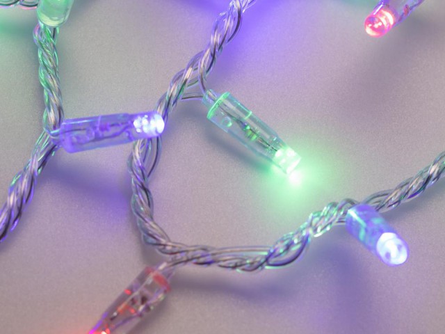 Светодиодная гирлянда ARD-STRING-CLASSIC-10000-CLEAR-100LED-LIVE RGB (230V, 7W) (Ardecoled, IP65) фото:1
