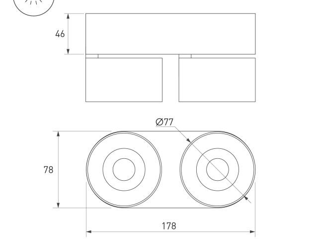 Светильник SP-PLURIO-SURFACE-RS179x78-18W Day4000 (BK-NI, 36 deg, 230V) (Arlight, IP20 Металл, 3 года) фото:4