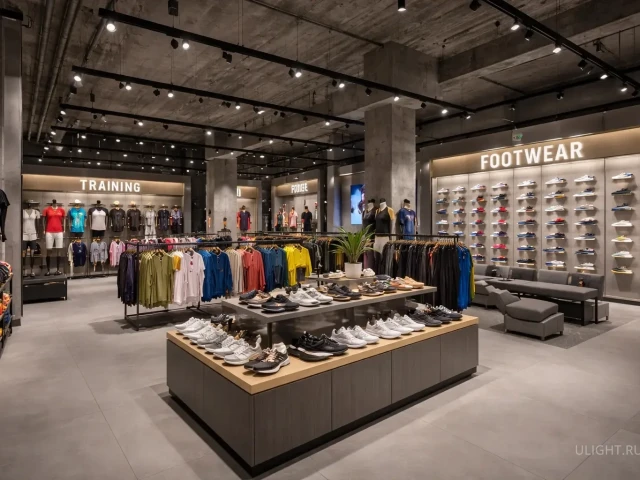 Спортивный магазин в пригороде