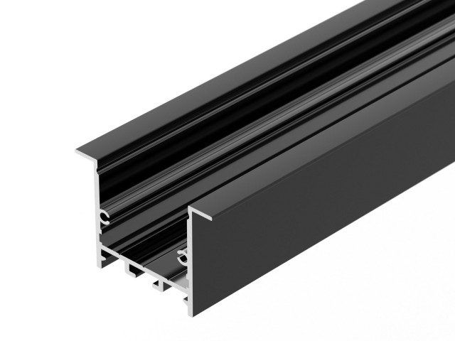 Профиль SL-LINIA49S-F-2000 ANOD BLACK (Arlight, Алюминий) фото:2