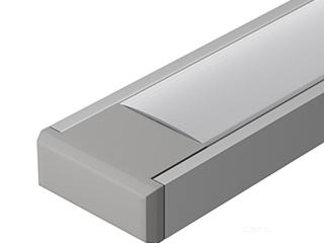 Профиль с экраном MIC-2000 ANOD+OPAL (Arlight, Алюминий) фото:14