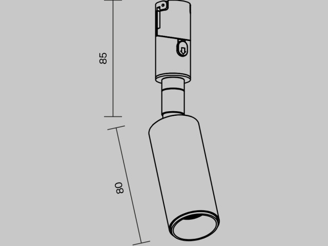 Трековый светильник Technical TR201-1-5W3K-M-B фото:2