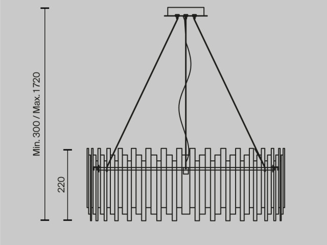 Подвесной светильник Maytoni MOD135PL-08BS фото:7