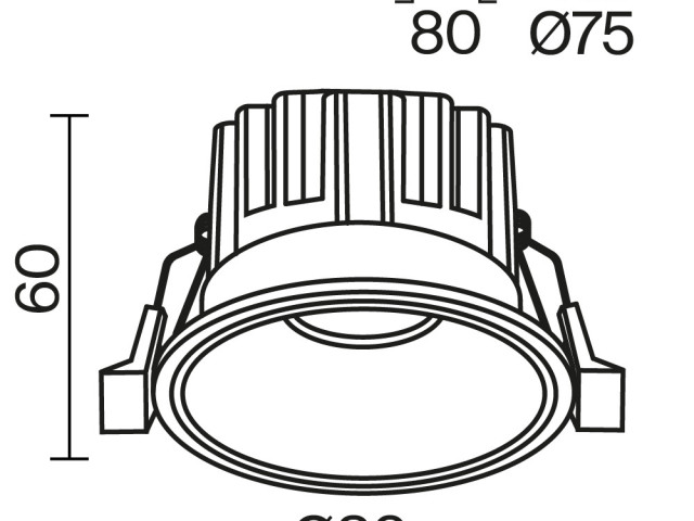 Встраиваемый светильник Technical DL058-12W4K-BS фото:13