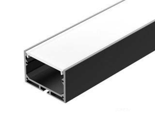 Профиль с экраном SL-LINE-4932-2500 BLACK+OPAL (Arlight, Алюминий) фото:8