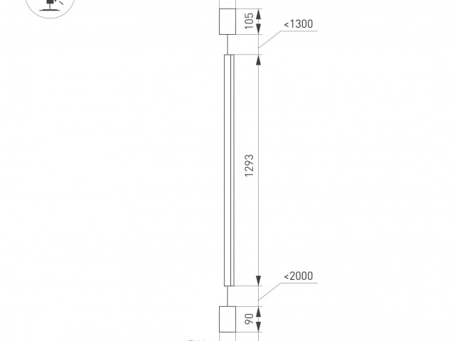 Светильник SP-TABOO-FLOOR-S1300-14W Warm3000 (BK, 90 deg, 230V) (Arlight, IP20 Металл, 3 года) фото:13