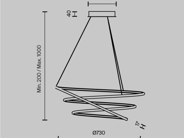 Подвесной светильник Maytoni MOD100PL-L88BSK1 фото:1