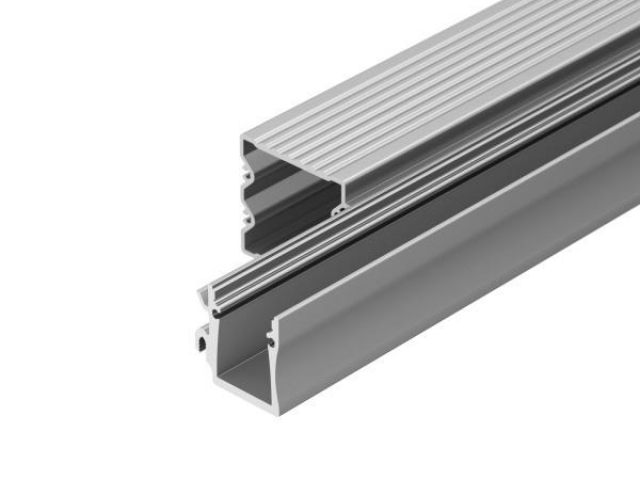 Профиль с экраном ALU-BASE-WH28-2000 ANOD+FROST (Arlight, Металл) фото:2