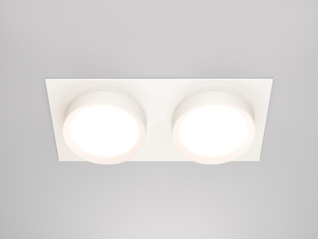 Встраиваемый светильник Technical DL086-02-GX53-SQ-W фото:2