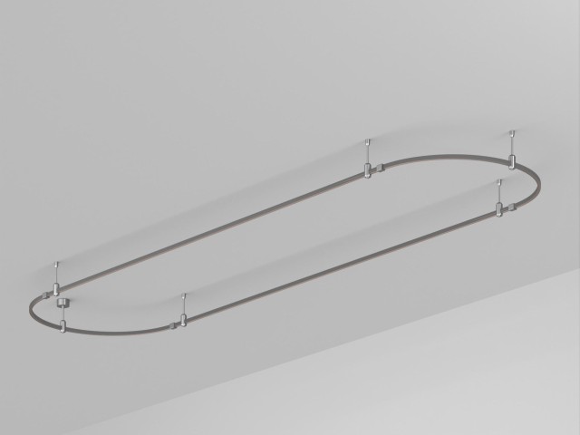 Основание ART-APRIORI-OVAL-ROD-200-3000x1000 (TN) (Arlight, IP20 Металл, 3 года) фото:1