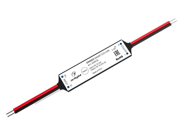 Диммер SMART-D15-DIM (12-24V, 1x3A, 2.4G) (Arlight, IP20 Пластик, 5 лет) фото:3