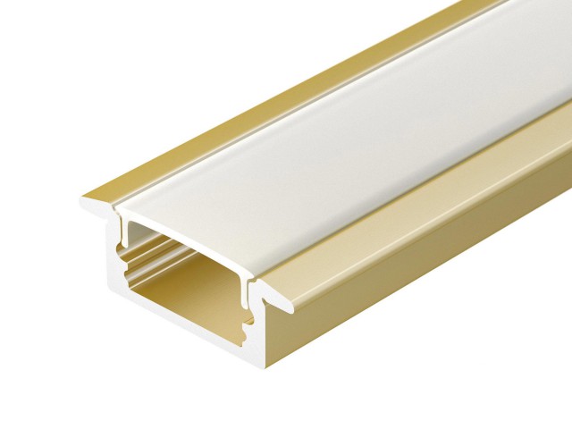 Профиль LINE-2308-F-2000 ANOD GOLD (Arlight, Алюминий) фото:10