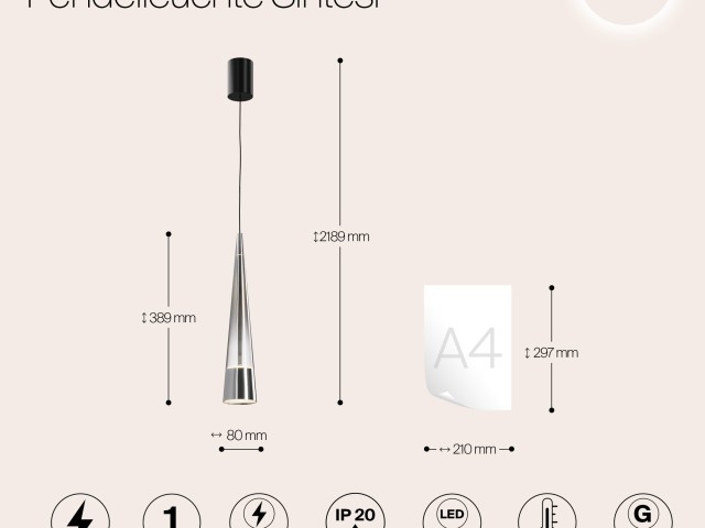 Подвесной светильник Maytoni P090PL-L12CH3K фото:4