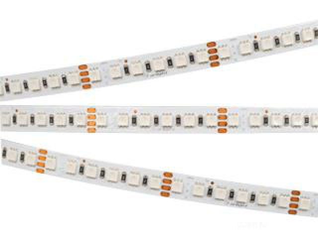 Лента RT 2-5000 24V RGB 10mm (4040, 120 LED/m, LUX) (Arlight, 13.2 Вт/м, IP20) фото:1