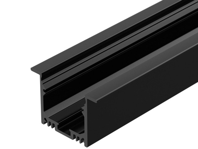 Профиль SL-LINIA49M-F-2000 BLACK (Arlight, Алюминий) фото:2