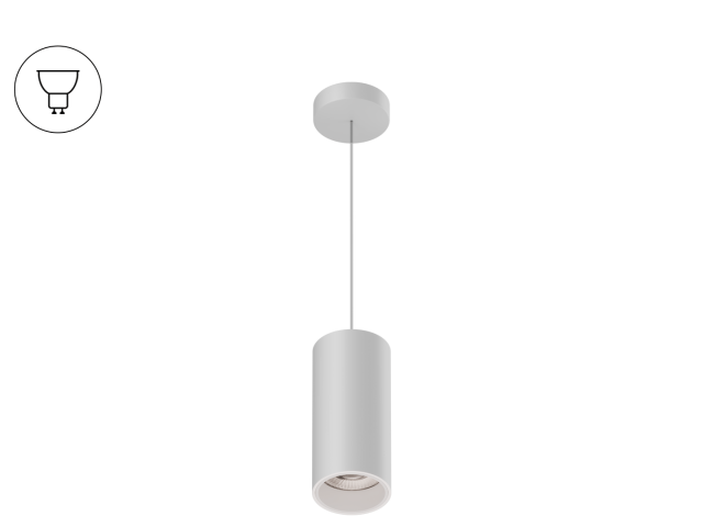 Подвесной светильник Trunk Hang (RAL9003/D55/120mm — GU10) фото:1