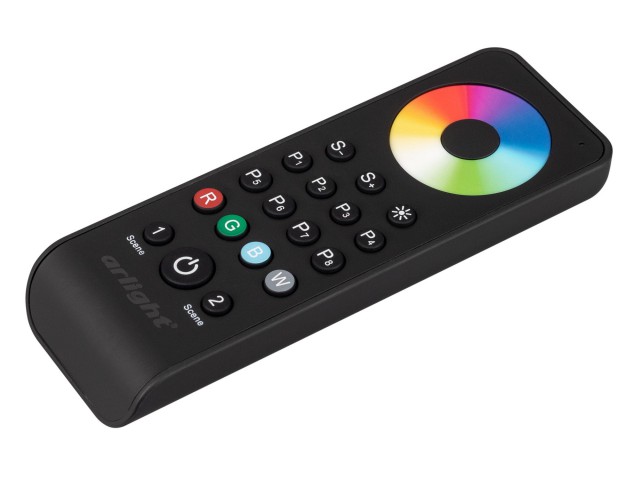 Пульт SMART-R43-RGBW Black (1 зона, 2.4G) (Arlight, IP20 Пластик, 5 лет) фото:5