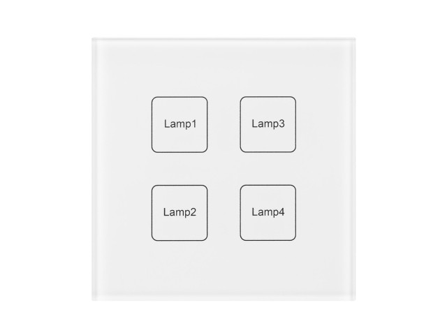 INTELLIGENT ARLIGHT Сенсорная панель DALI-901-11-ADDR-DIM-DT6-IN White (BUS) (IARL, IP20 Пластик, 3 года) фото:1
