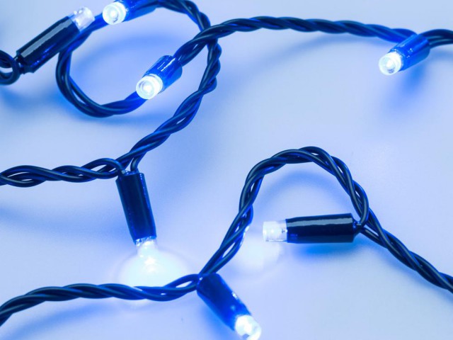 Светодиодная гирлянда ARD-STRING-CLASSIC-10000-BLACK-100LED-STD BLUE (230V, 7W) (Ardecoled, IP65) фото:2