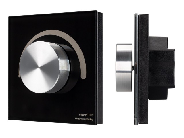 Панель Rotary SMART-P28-DIM Black (12-24V, 2.4G) (Arlight, IP20 Пластик, 5 лет) фото:2